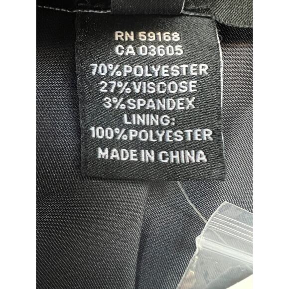 KAREN KANE BLAZER WOMENS SIZE MEDIUM LINED FITTED CLASSIC BUTTONS NAVY NEW - Picture 11 of 14